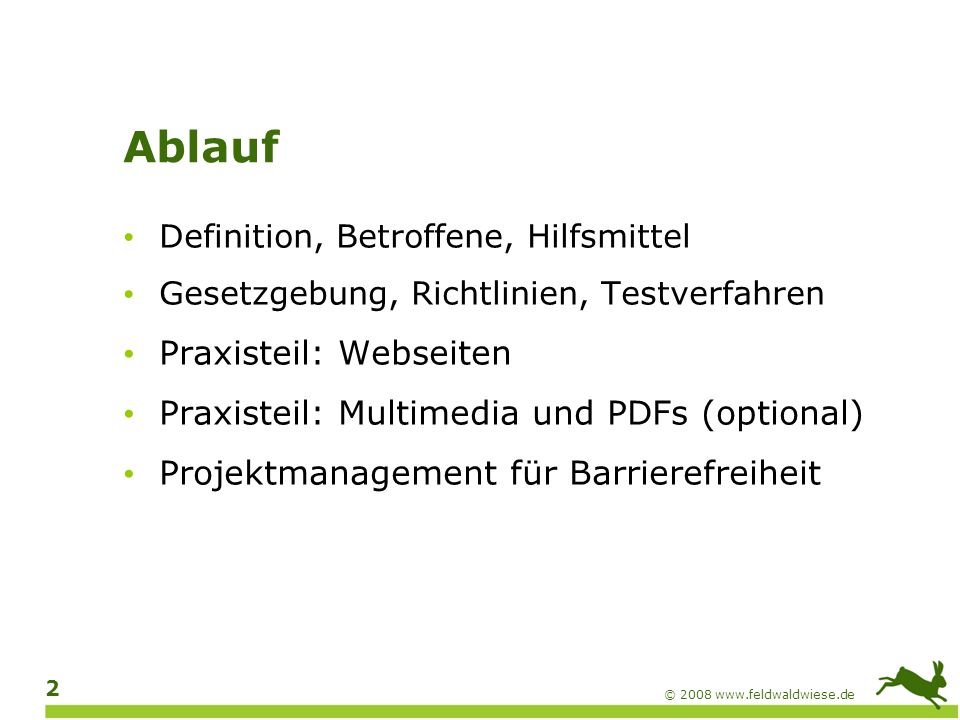 Ablauf Praxisteil: Webseiten