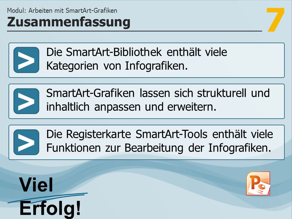 Modul: Arbeiten mit SmartArt-Grafiken