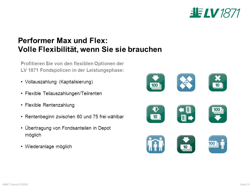 Performer Max und Flex: Volle Flexibilität, wenn Sie sie brauchen
