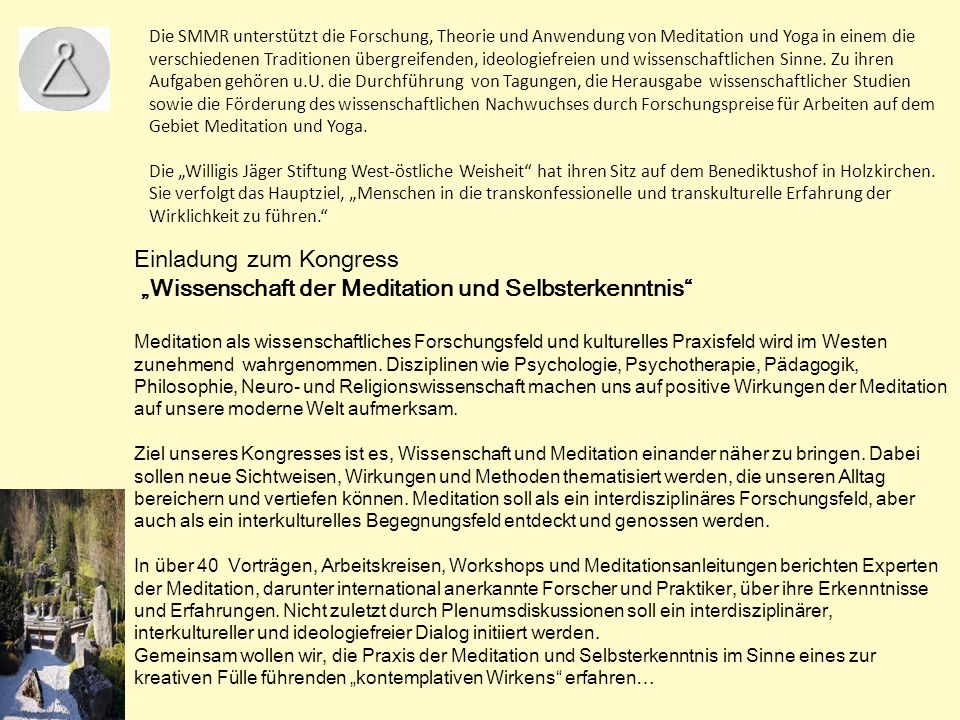 Einladung zum Kongress