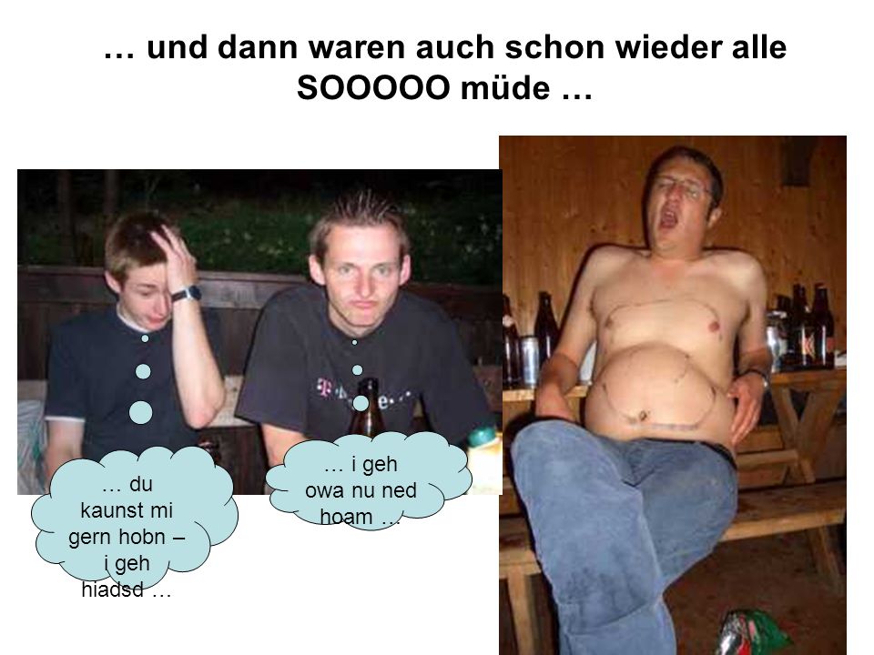 … und dann waren auch schon wieder alle SOOOOO müde …