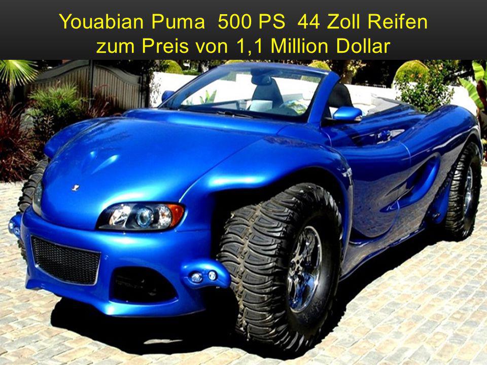 Youabian Puma 500 PS 44 Zoll Reifen zum Preis von 1,1 Million Dollar