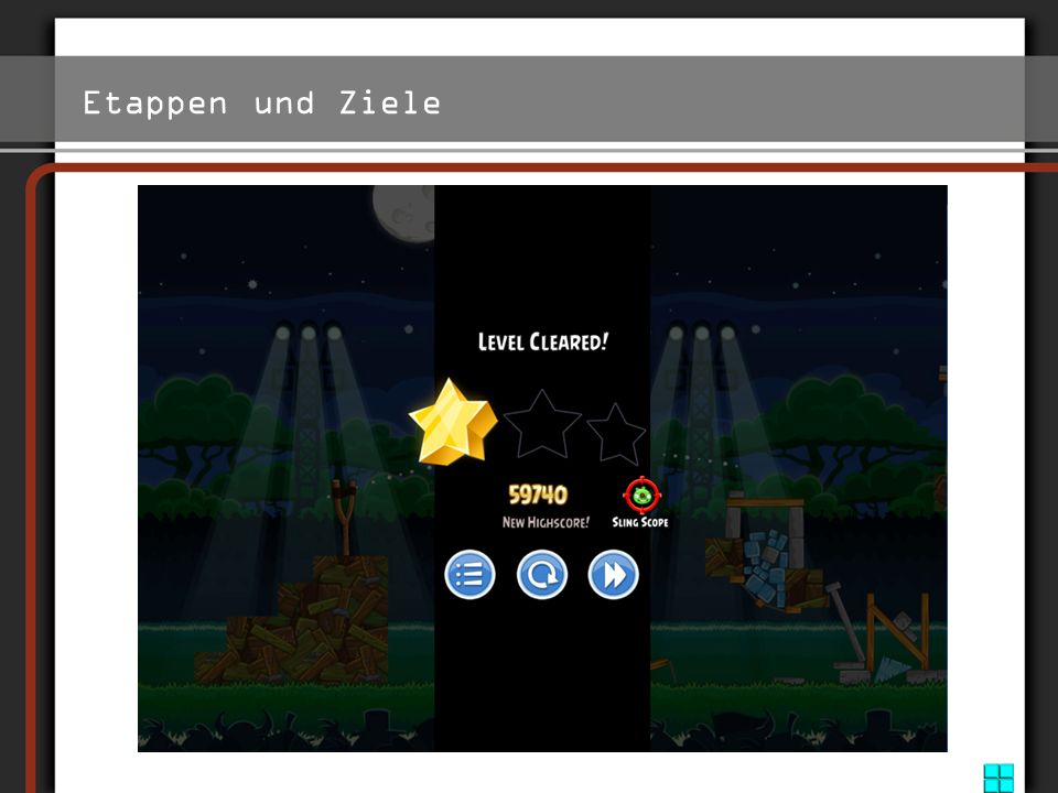 Etappen und Ziele ..und letztlich die Wertschätzung, dass man es geschafft hat. Erneute Frage. Wie - besser schaffen
