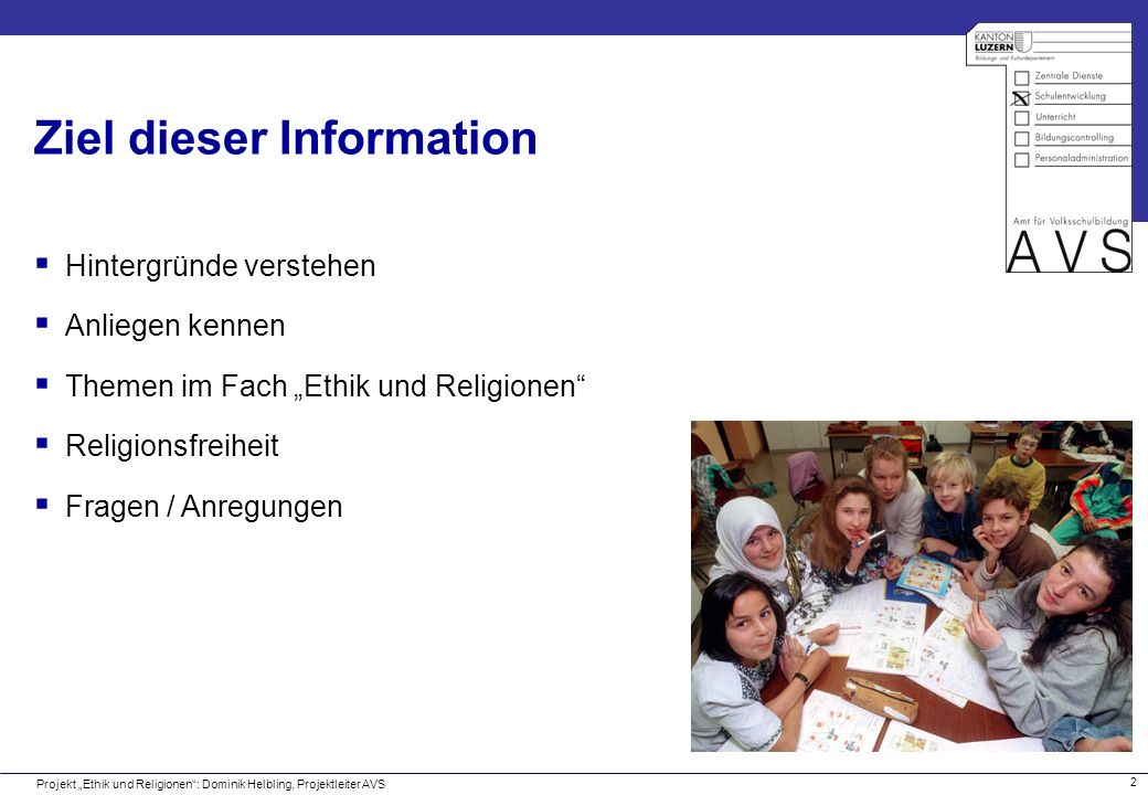 Ziel dieser Information