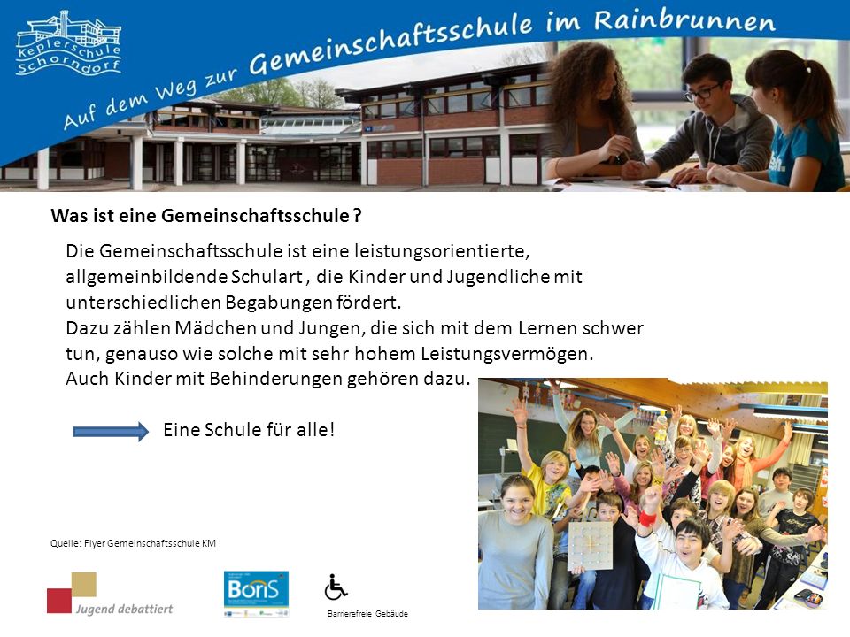 Was ist eine Gemeinschaftsschule