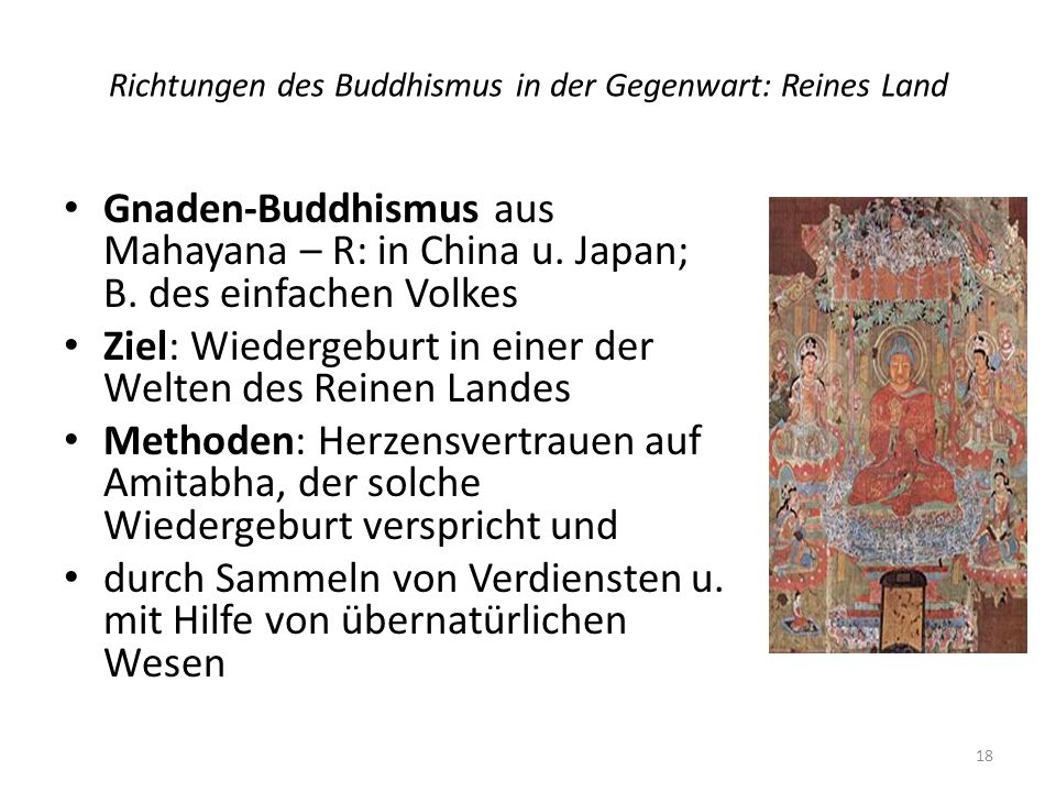 Richtungen des Buddhismus in der Gegenwart: Reines Land