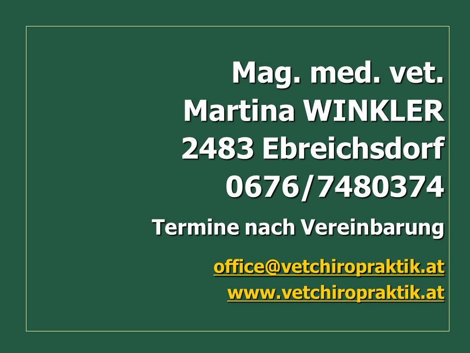 Martina WINKLER 2483 Ebreichsdorf 0676/