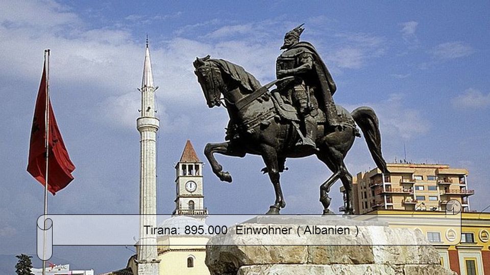 Tirana: Einwohner ( Albanien )