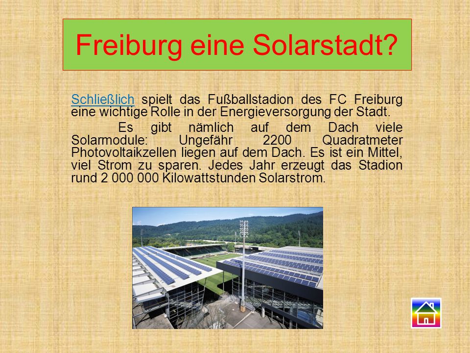 Freiburg eine Solarstadt