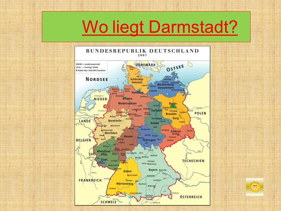 Wo liegt Darmstadt