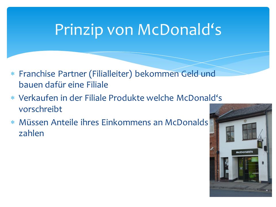 Prinzip von McDonald‘s