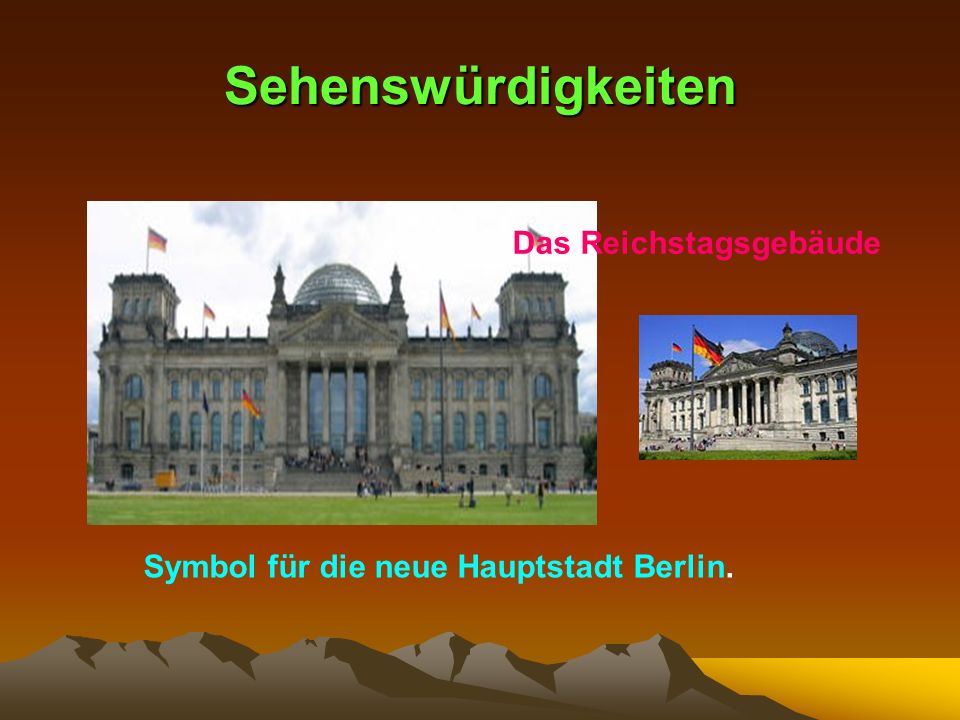 Sehenswürdigkeiten Das Reichstagsgebäude