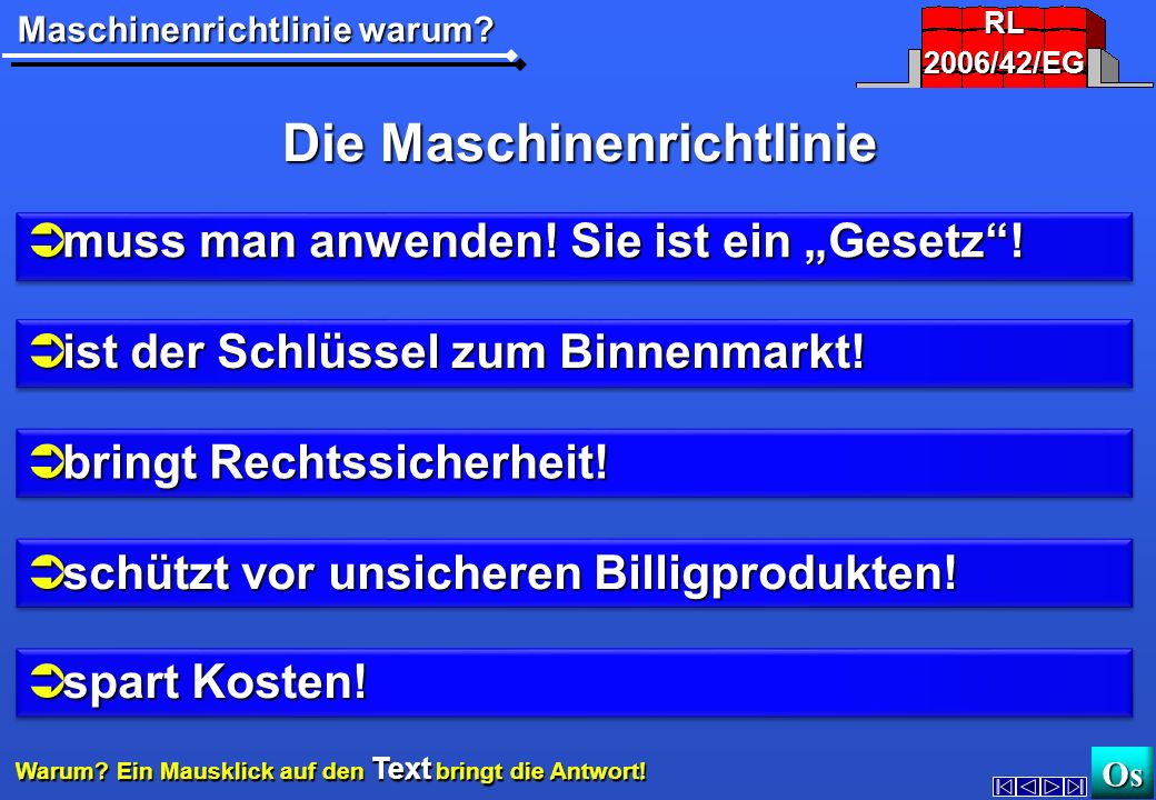 Die Maschinenrichtlinie