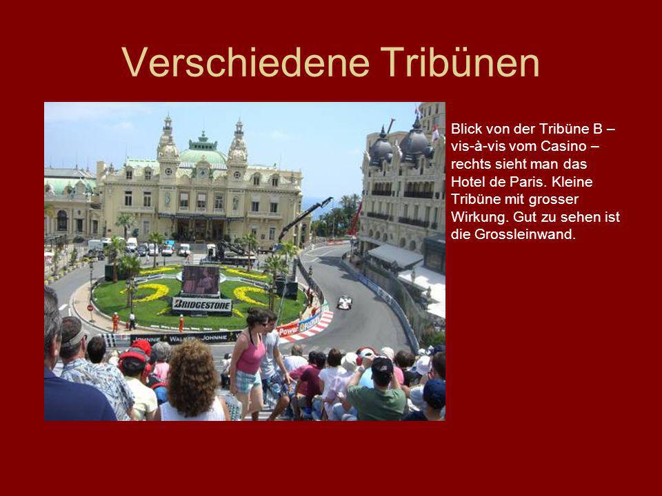 Verschiedene Tribünen