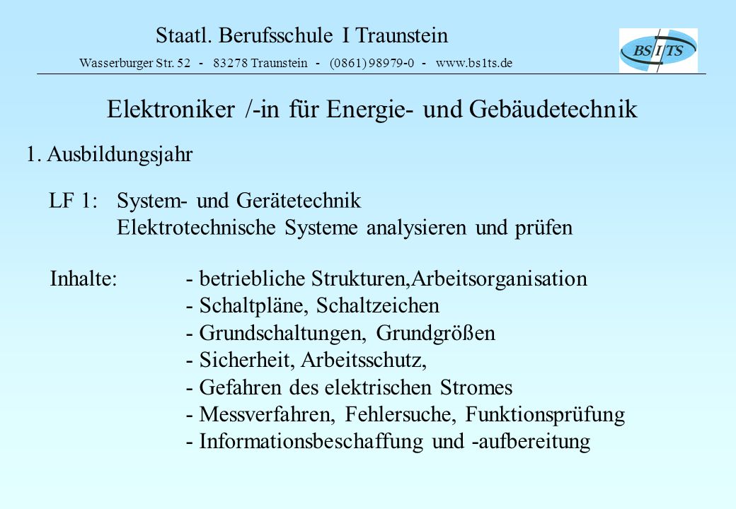 Elektroniker /-in für Energie- und Gebäudetechnik