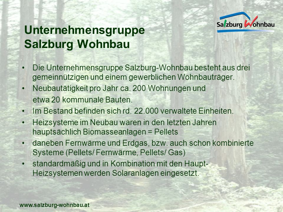 Unternehmensgruppe Salzburg Wohnbau
