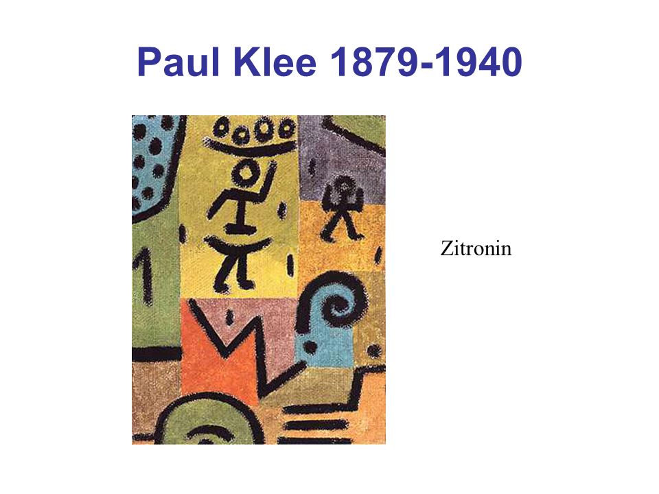 Paul Klee Zitronin
