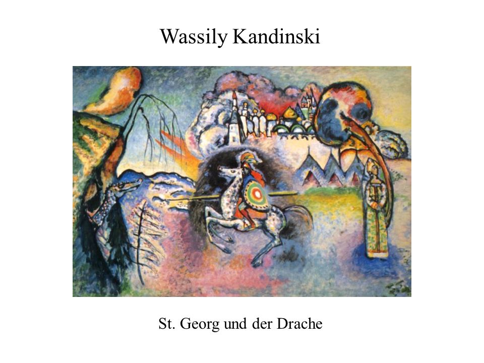Wassily Kandinski St. Georg und der Drache