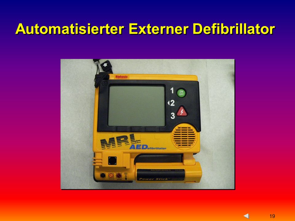 Automatisierter Externer Defibrillator