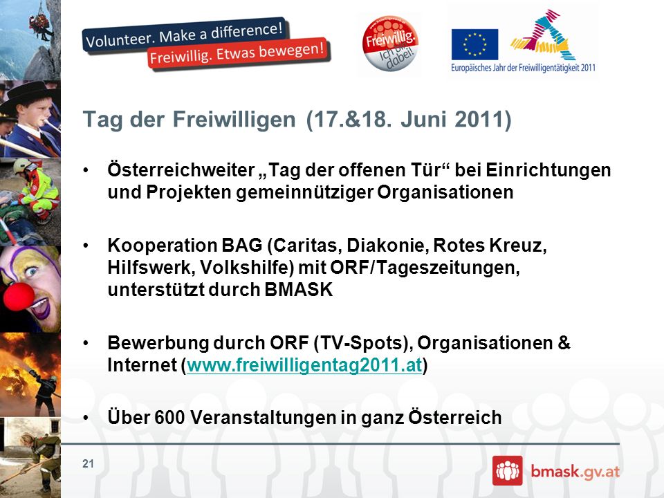 Tag der Freiwilligen (17.&18. Juni 2011)