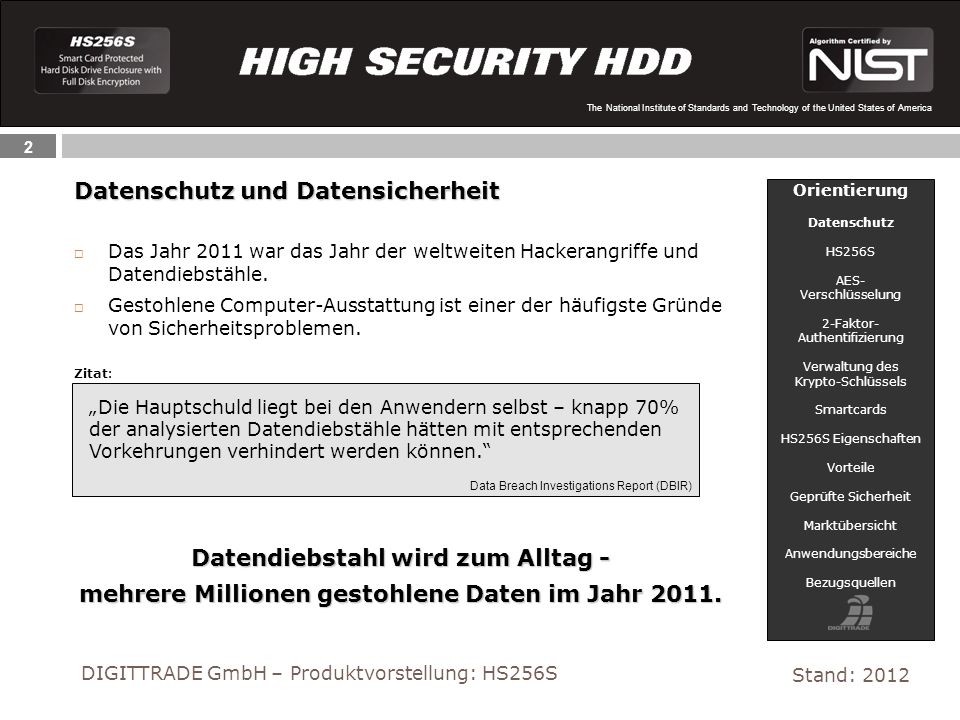 Datenschutz und Datensicherheit