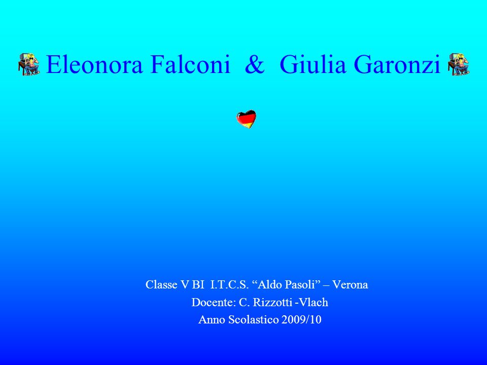 Eleonora Falconi & Giulia Garonzi