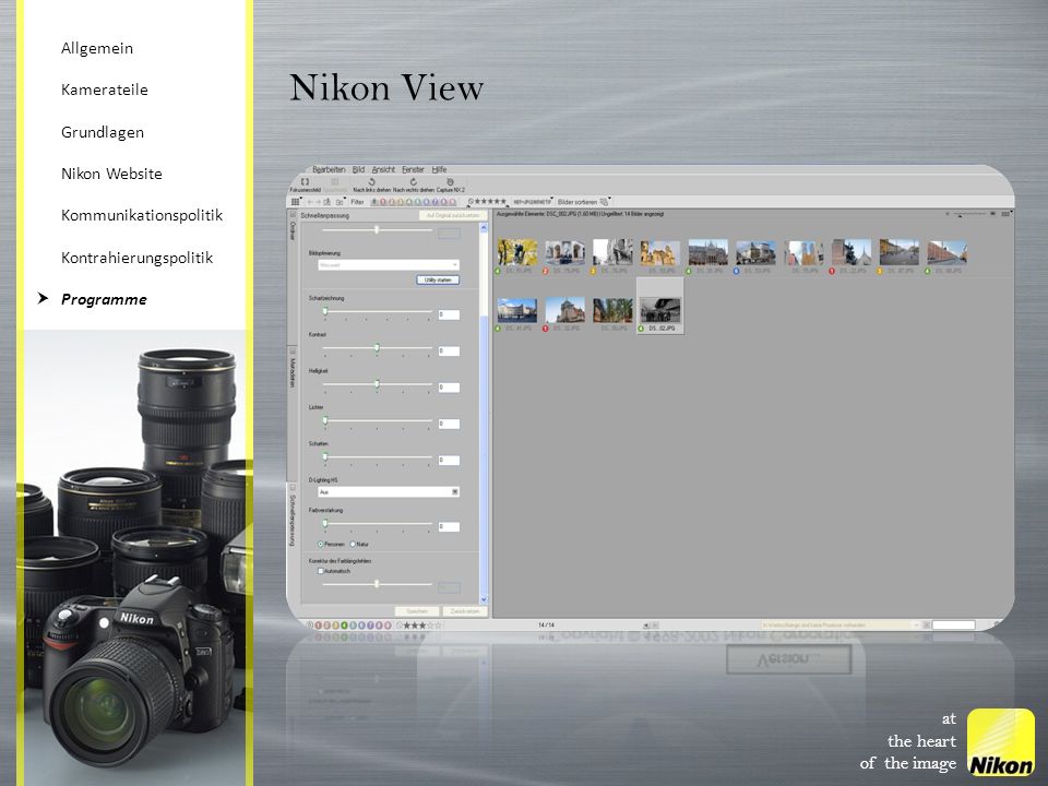 Nikon View at the heart of the image Allgemein Kamerateile Grundlagen