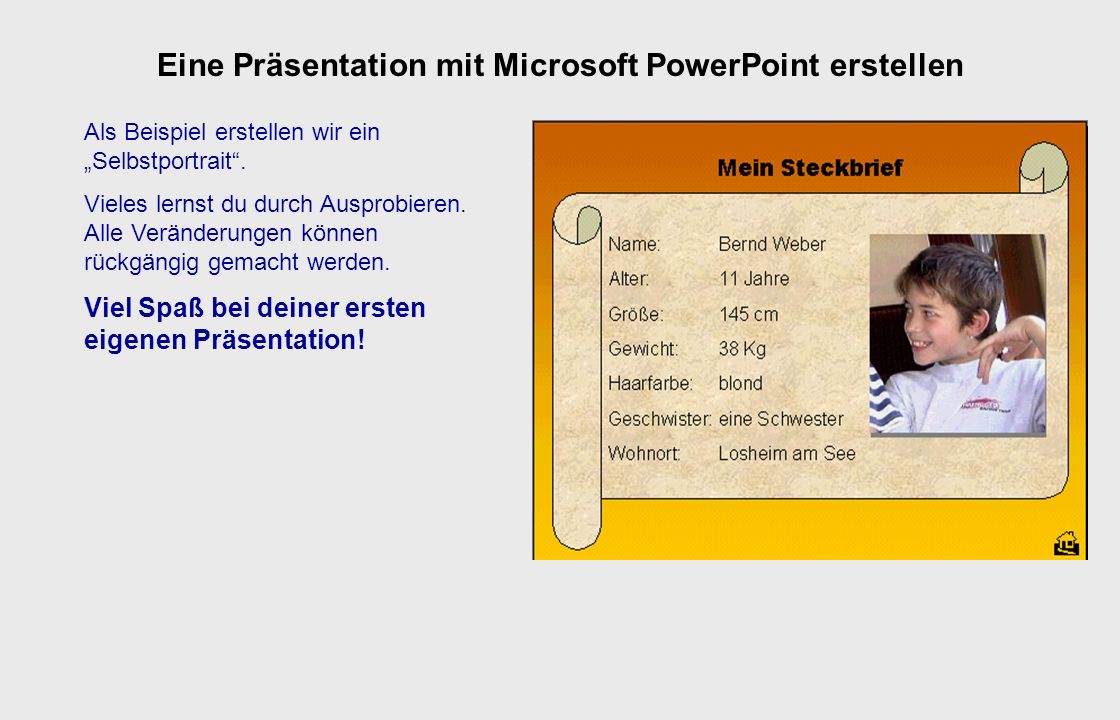 Eine Präsentation mit Microsoft PowerPoint erstellen