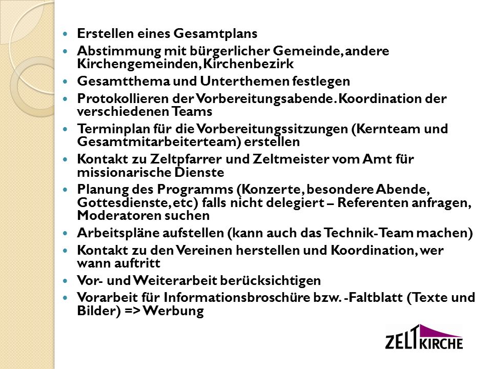 Erstellen eines Gesamtplans