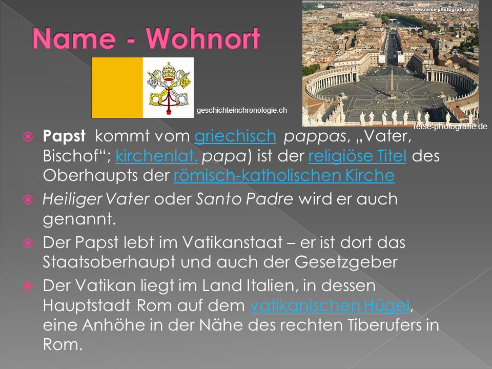 Name - Wohnort geschichteinchronologie.ch. reise-photografie.de.