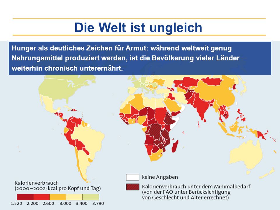 Was bedeuten die unterschiedlichen Farben in dieser Weltkarte