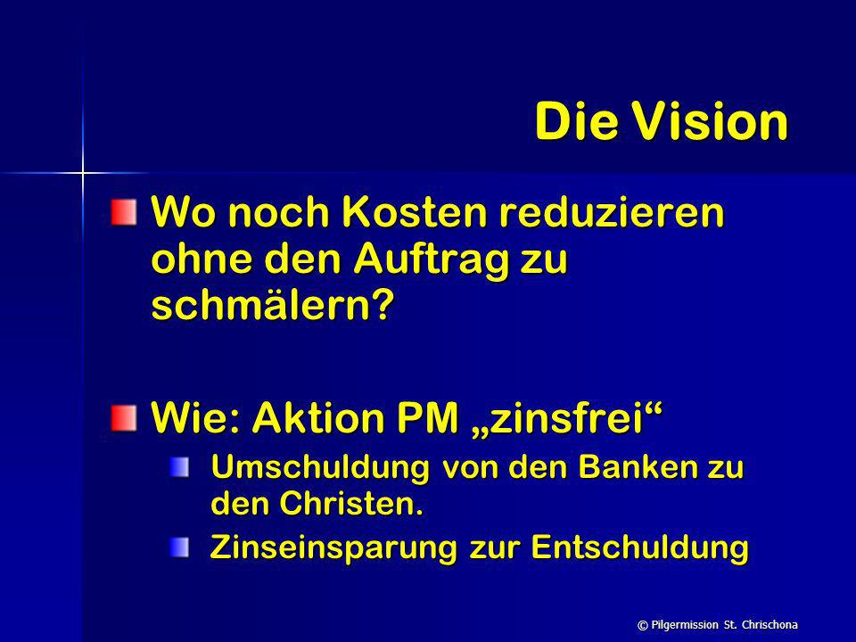 Die Vision Wo noch Kosten reduzieren ohne den Auftrag zu schmälern