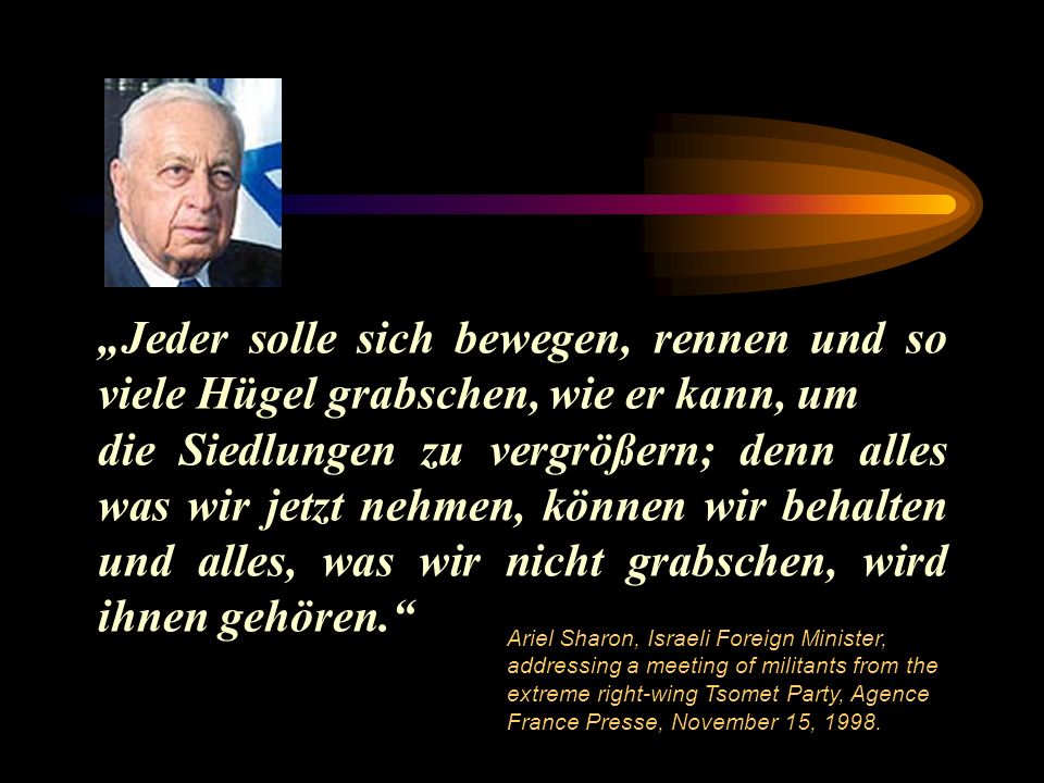 „Jeder solle sich bewegen, rennen und so viele Hügel grabschen, wie er kann, um