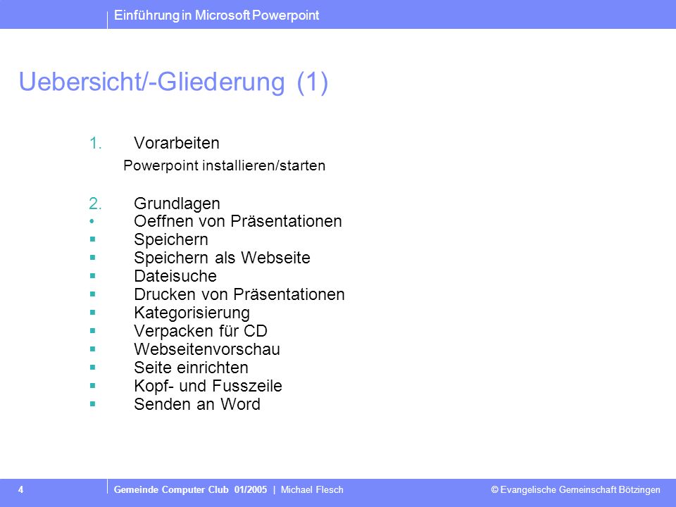 Einfuhrung In Microsoft Powerpoint Ppt Video Online Herunterladen