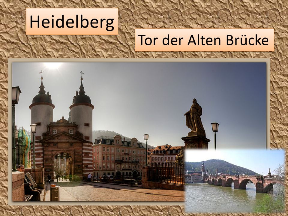 Heidelberg Tor der Alten Brücke
