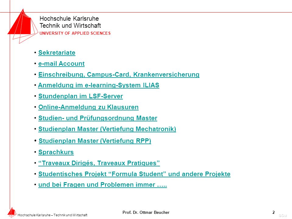 Studienplan Master (Vertiefung RPP)