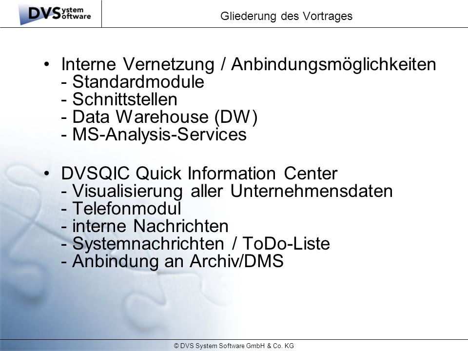 Gliederung des Vortrages