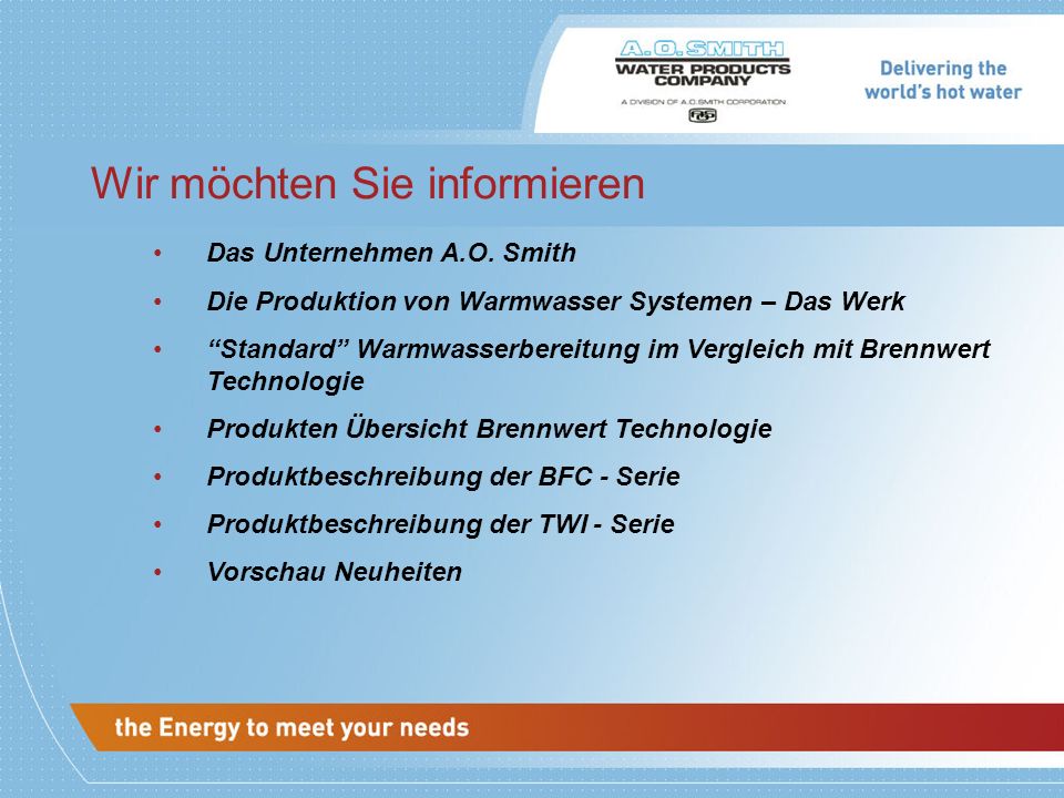 Wir möchten Sie informieren