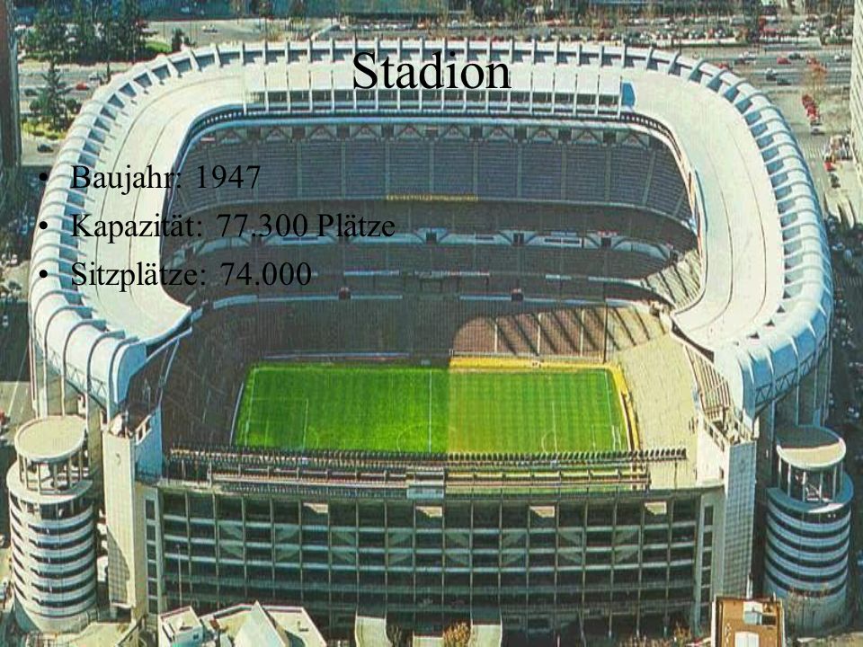 Stadion Baujahr: 1947 Kapazität: Plätze Sitzplätze: