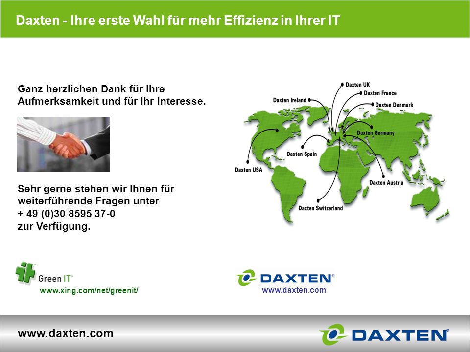 Daxten - Ihre erste Wahl für mehr Effizienz in Ihrer IT