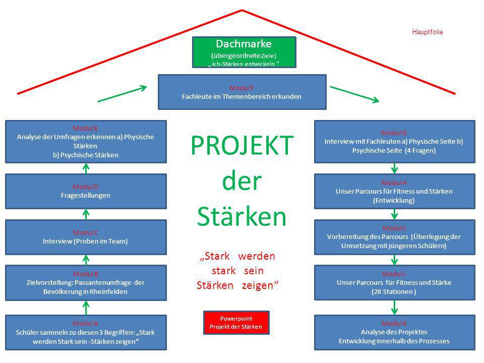 PROJEKT der Stärken Dachmarke „Stark werden stark sein Stärken zeigen