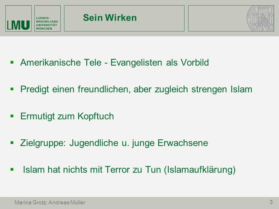 Amerikanische Tele - Evangelisten als Vorbild