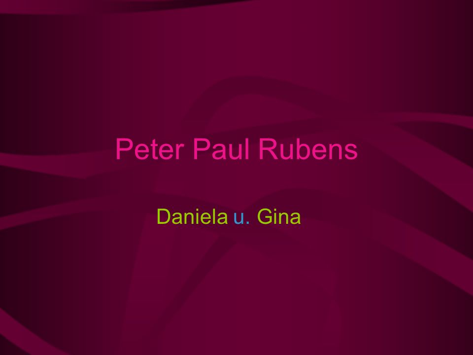 Peter Paul Rubens Daniela u. Gina