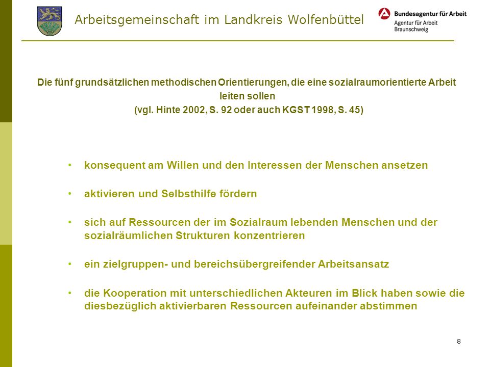 (vgl. Hinte 2002, S. 92 oder auch KGST 1998, S. 45)