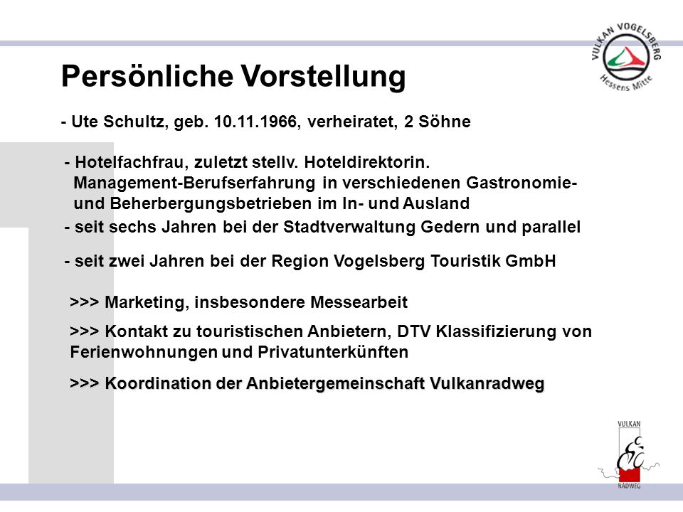 Persönliche Vorstellung
