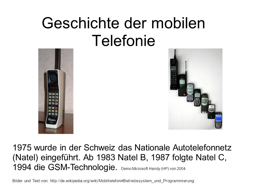 Mobiltelefone heute (Smartphones) - ppt herunterladen