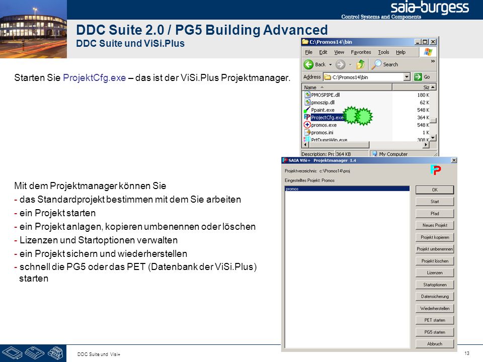 DDC Suite 2.0 / PG5 Building Advanced DDC Suite und ViSi.Plus