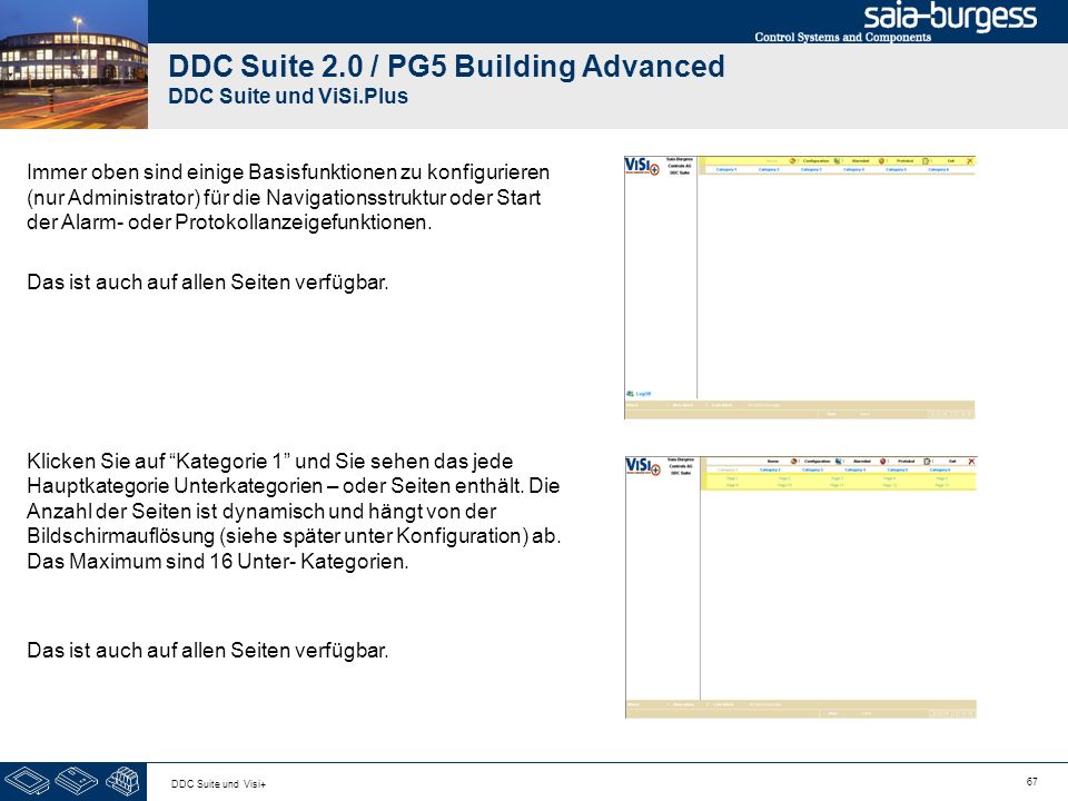 DDC Suite 2.0 / PG5 Building Advanced DDC Suite und ViSi.Plus