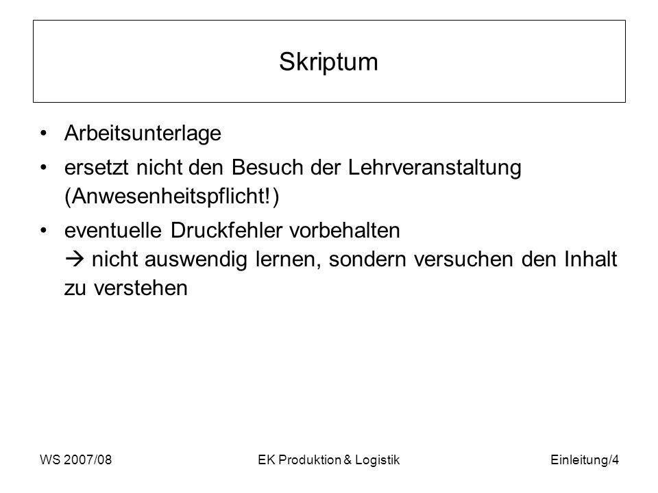 EK Produktion & Logistik