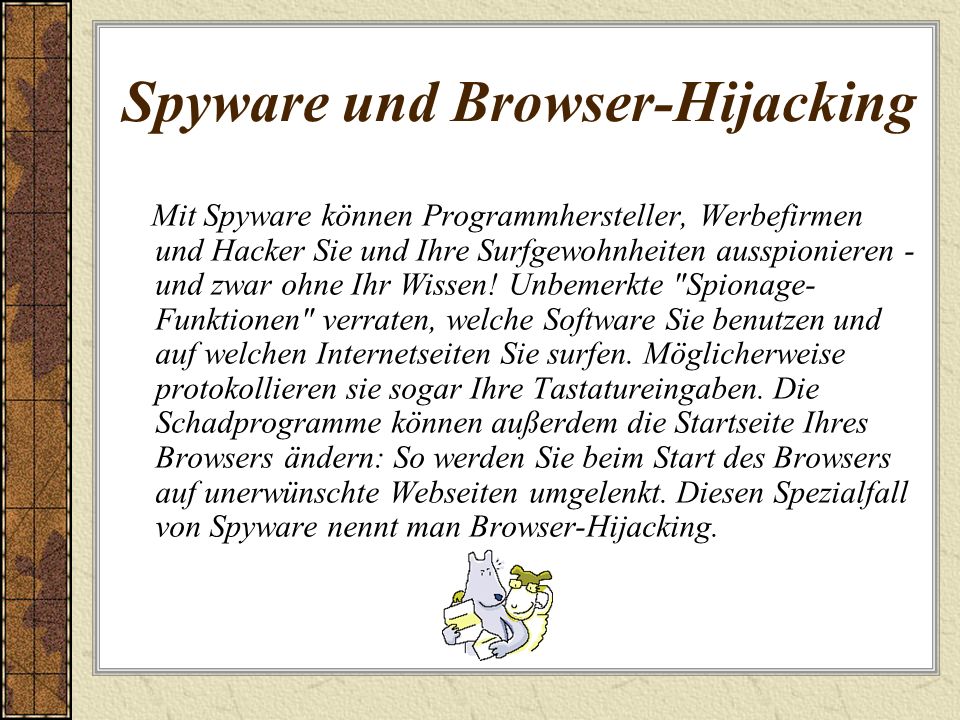 Spyware und Browser-Hijacking